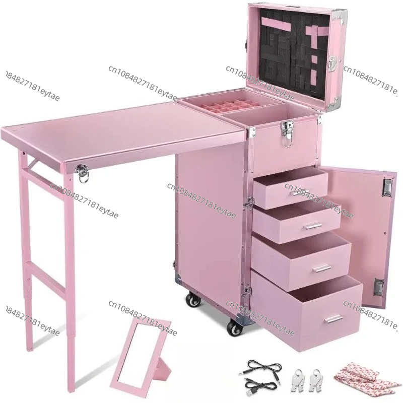 Beauty Makeup Table - Maniküre Tisch Faltbare Nagel Tisch Make-Up
