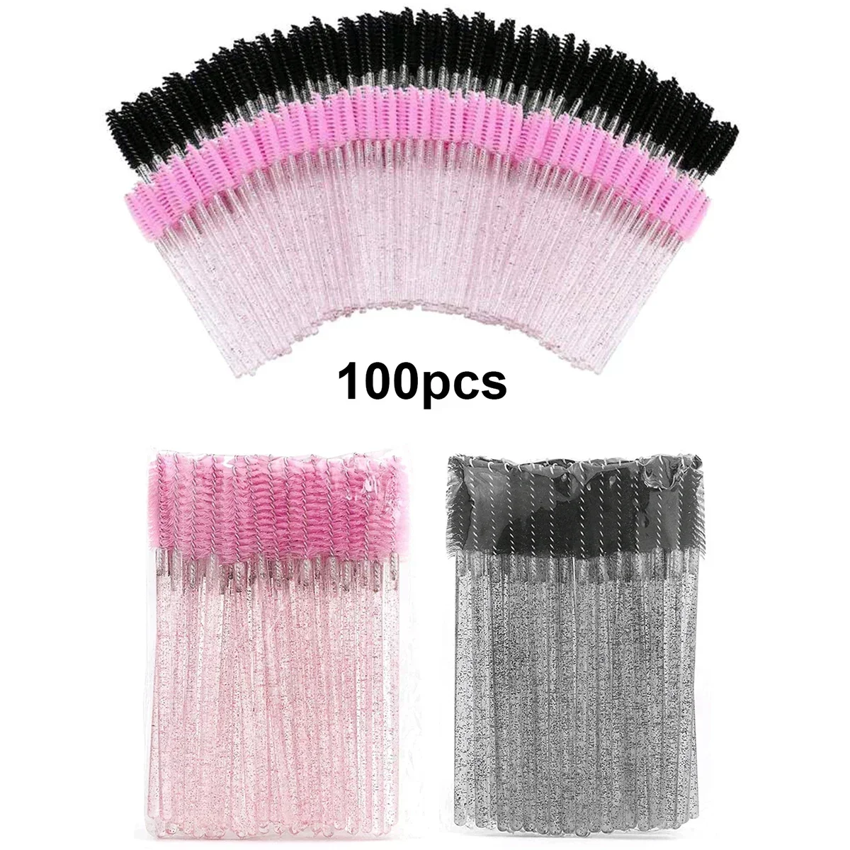 Beauty Makeup Wholesale - Großhandel 100 Stück Einweg-Wimpernbürsten Spoolies Micro