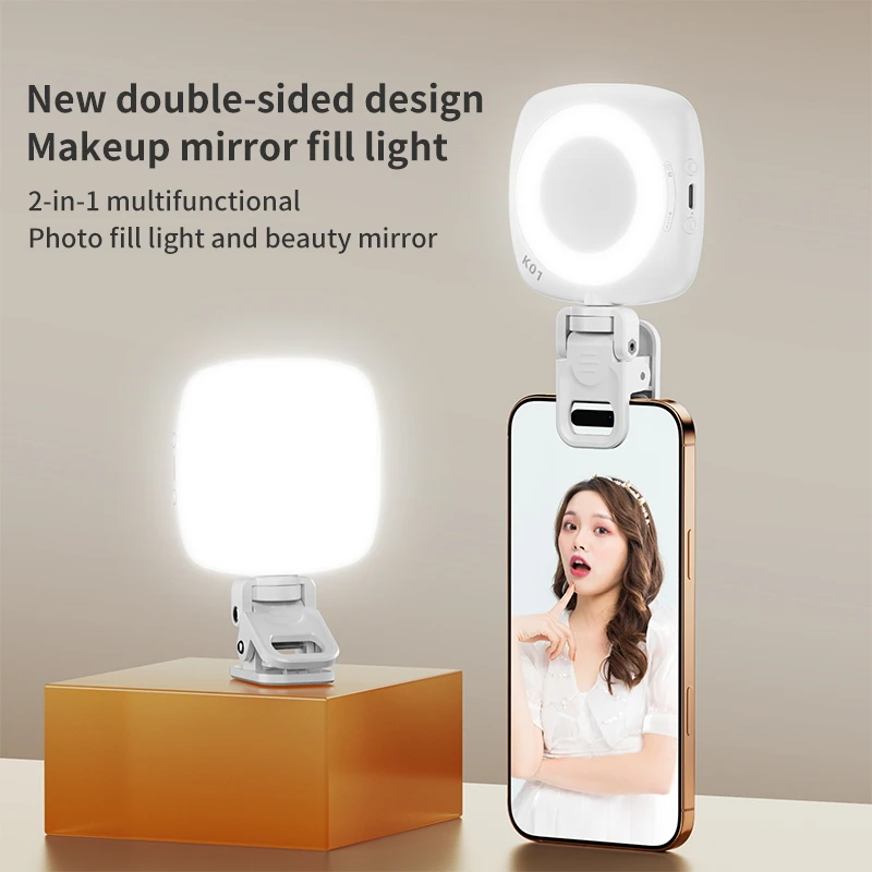 Photo Beauty Makeup - Telefon Selfie Licht 2700K-6500K Portbal Tasche