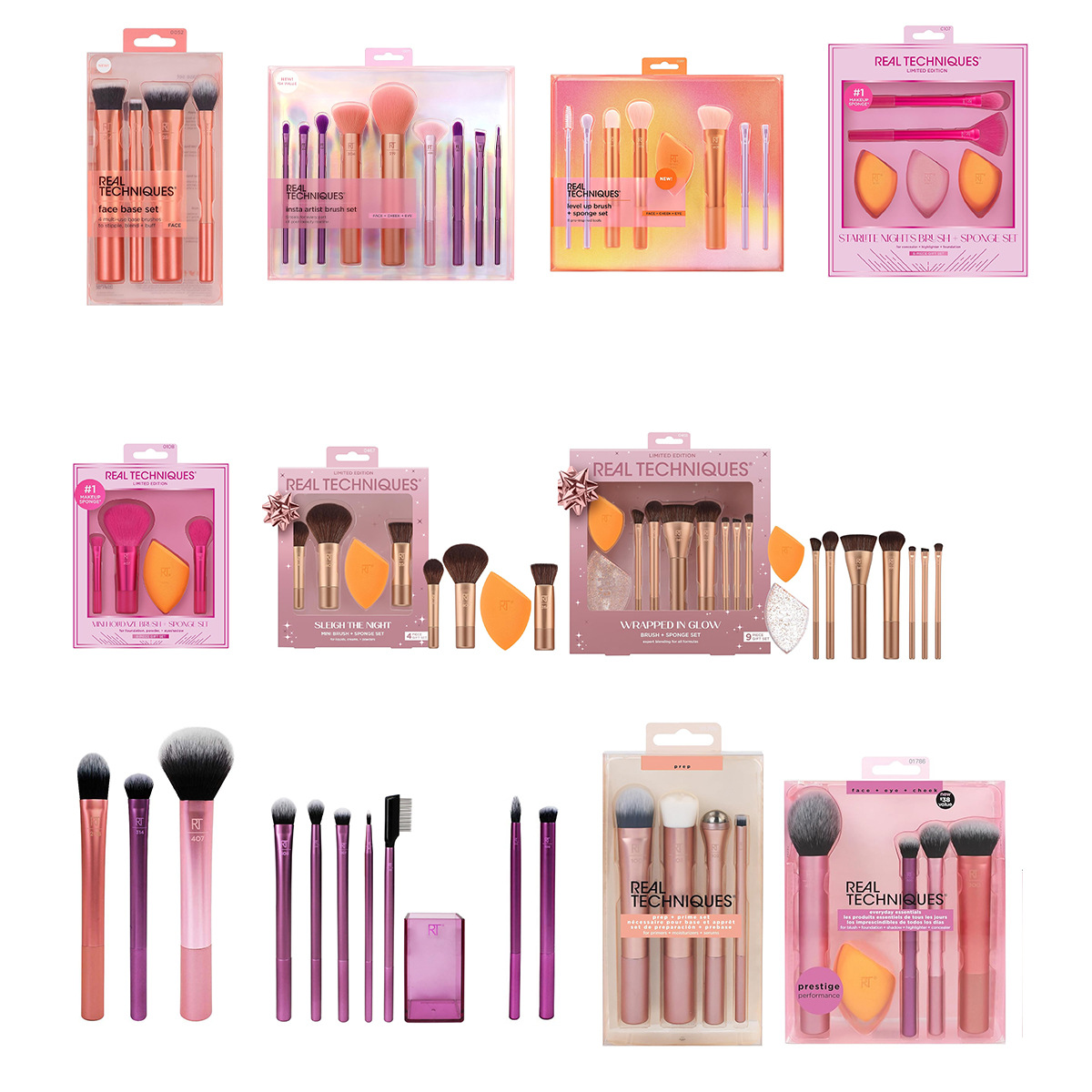 Beauty Blender In Makeup - Komplettes Make-up-Pinsel-Set 1997 Puder Rouge Mischpinsel