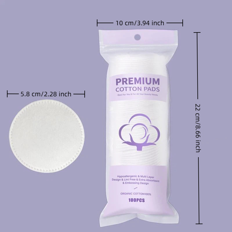 Beauty Makeup Wholesale - Gesichtsreinigungstücher Make-up-Entferner Schönheits-Kosmetik-Reinigungstücher Einweg-Make-up-Wattepads 100/120 Stück