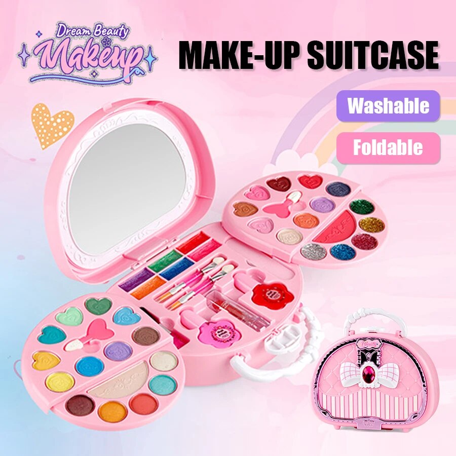 Beauty Makeup Kids - Schönheitsspielzeug für Kinder, Make-up-Set, kleine Tasche,