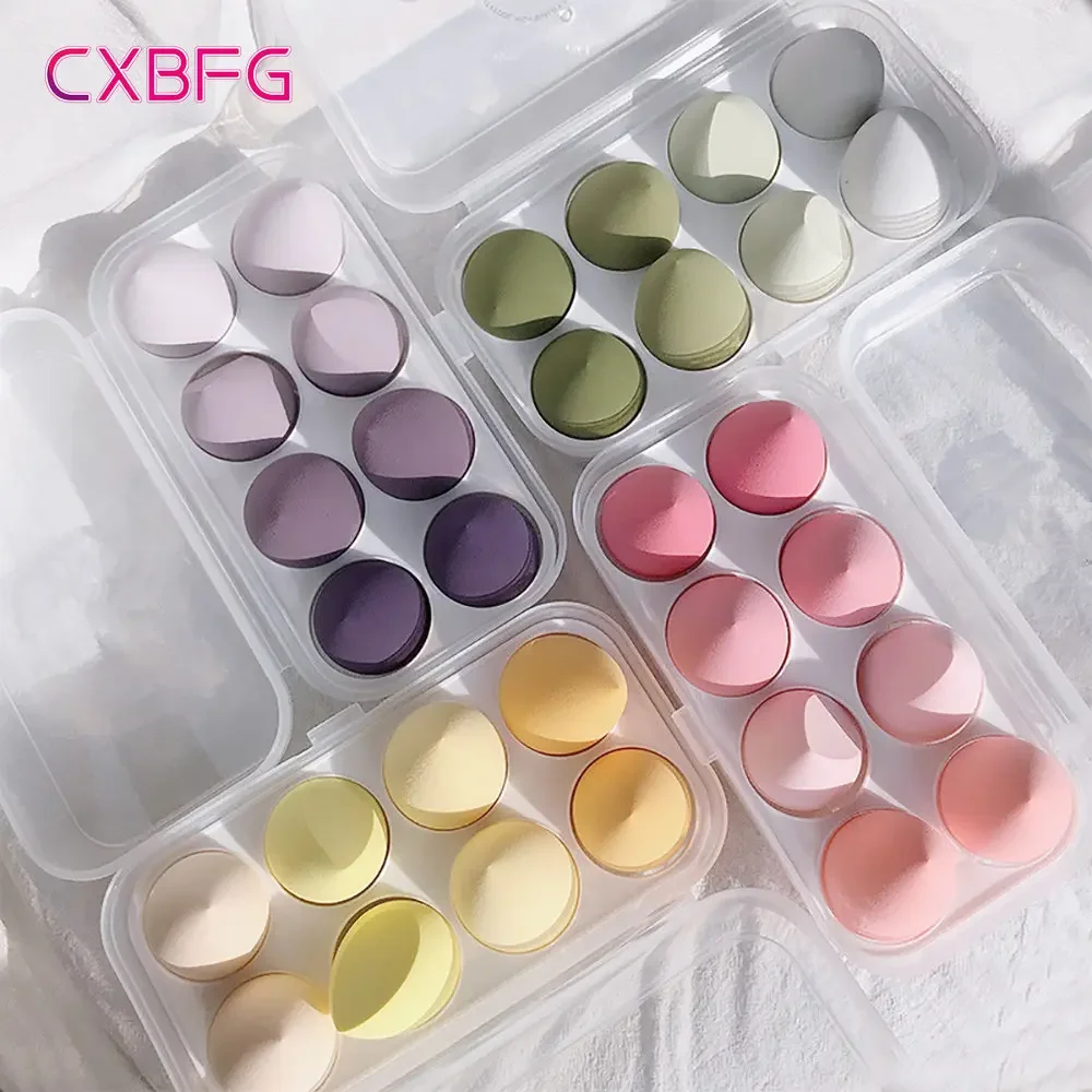 Beauty Blender In Makeup - 4/8 Stück Make-up-Schwamm, Beauty-Ei, Kosmetik-Puderquaste, weiche