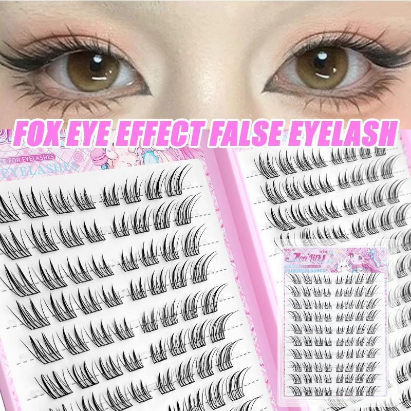 False Eyelashes Natural - 1 Box natürliche, kleberfreie künstliche Wimpern