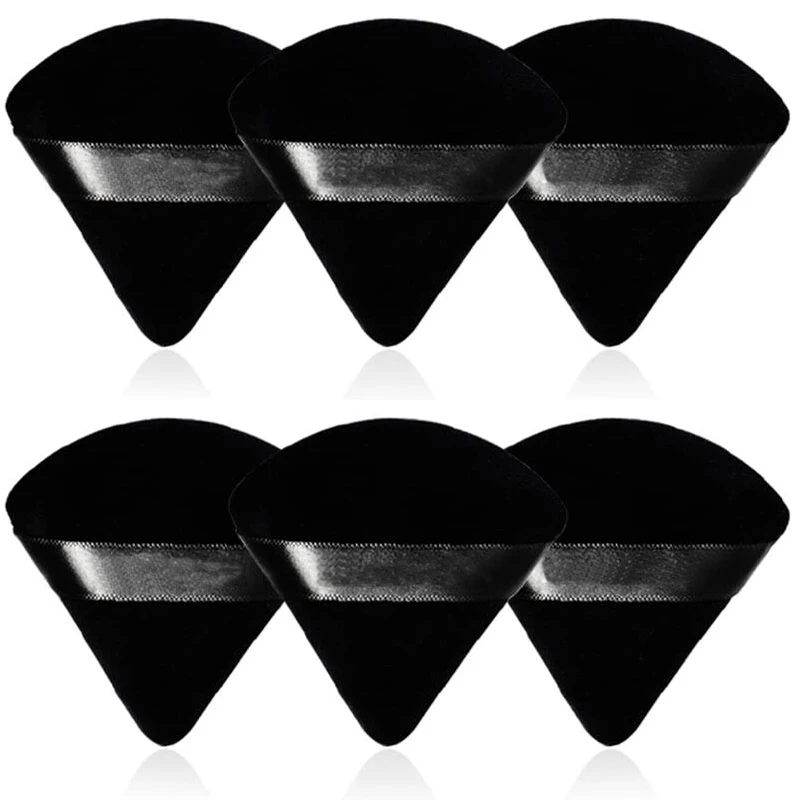 Beauty Blender In Makeup - 2/6Pcs Dreieck Puderquaste Gesicht Make-Up Schwamm