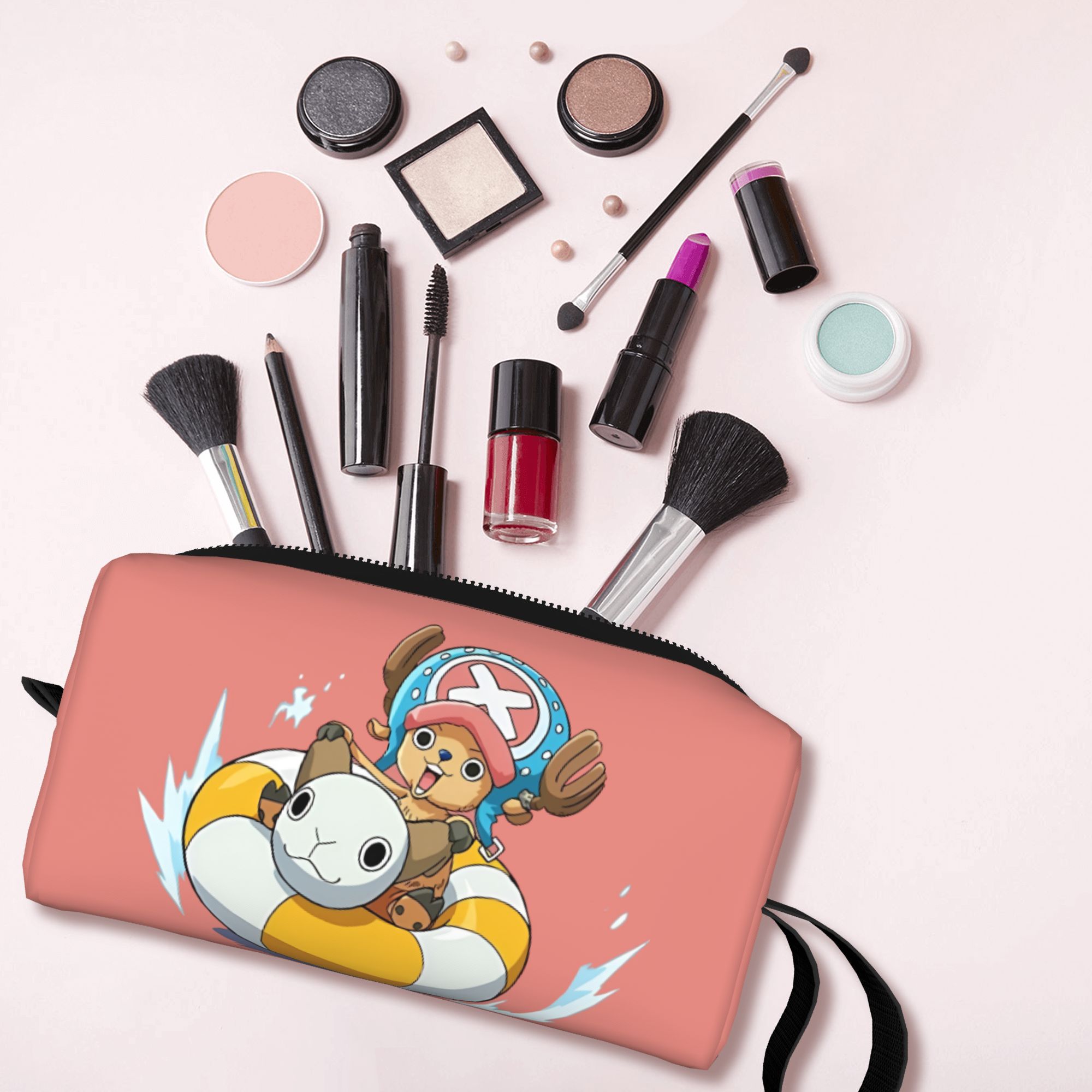 Beauty Makeup Kit Box - One P-Pieces Tonys Choppers Kulturbeutel, tragbar,