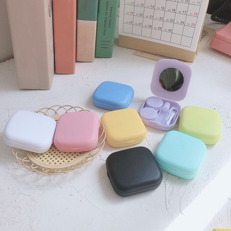 Beauty Makeup Kit Box - Mini-Kontaktlinse netui Tasche tragbar einfach zu