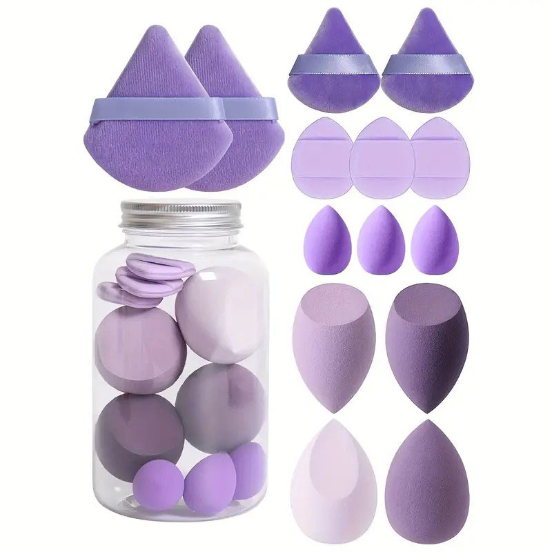 Beauty Blender In Makeup - Neues 14-teiliges Make-up-Schwamm-Set Foundation-Schwämme Beauty-Schwämme Zubehör