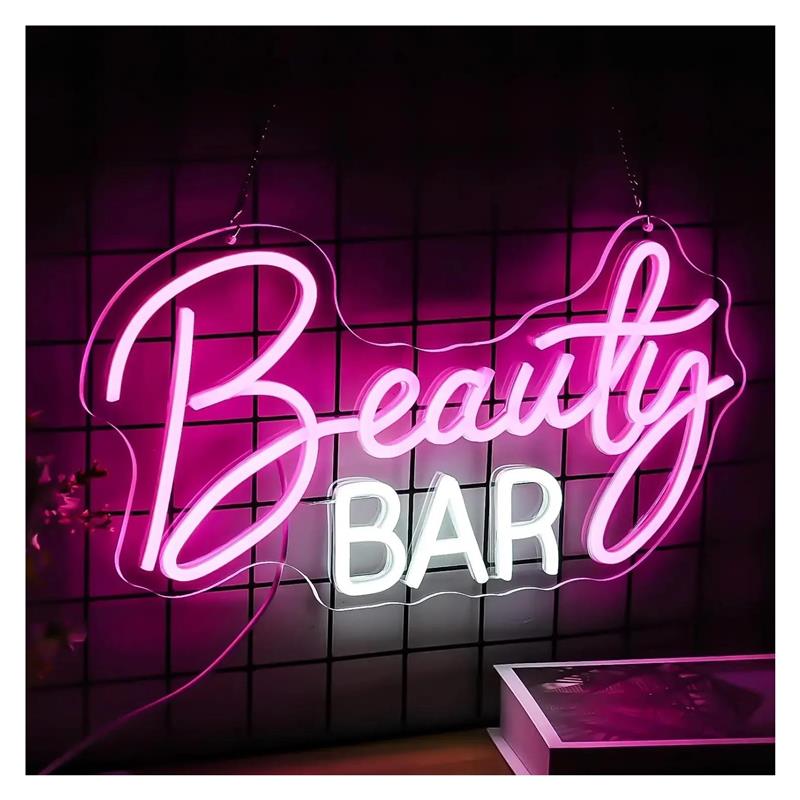 Beauty Bar Neonschild, dimmbar – Beauty Makeup Wallpaper Bewertung und Preis