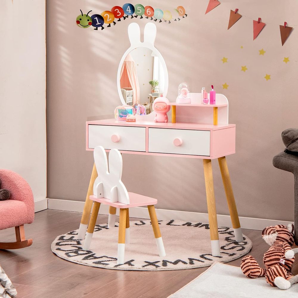 EY Kinder-Schminktisch, Hasen- – Beauty Makeup Kids Bewertung und Preis