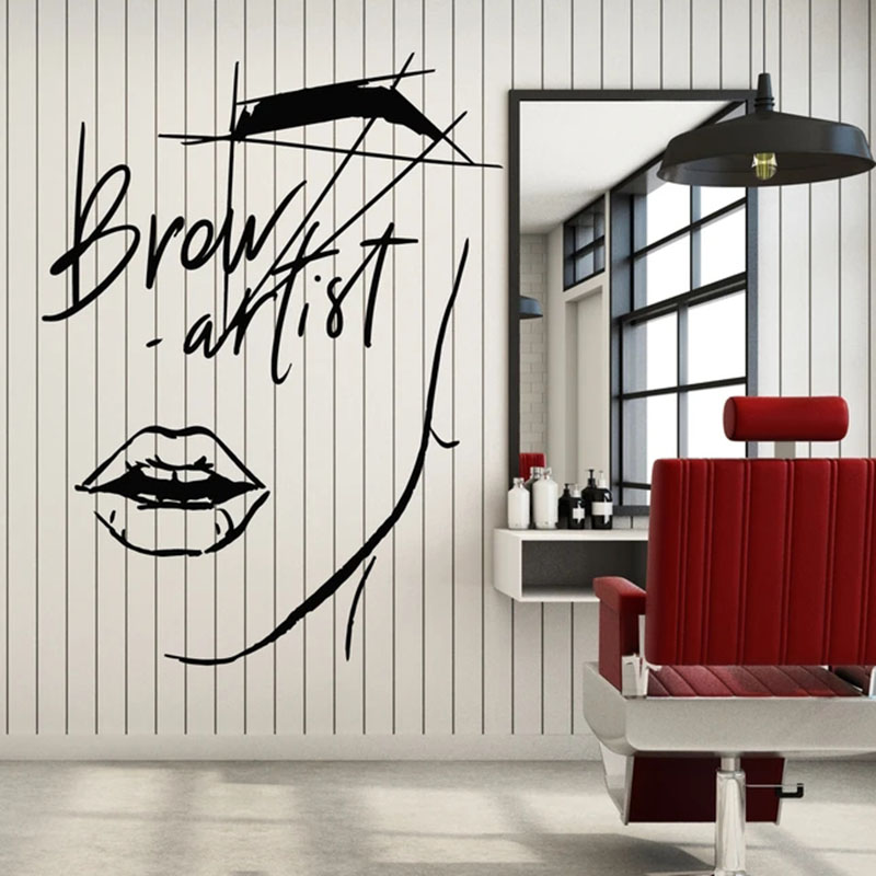 Abstrakte Mädchen Gesicht Wand – Beauty Makeup Wallpaper Bewertung und Preis