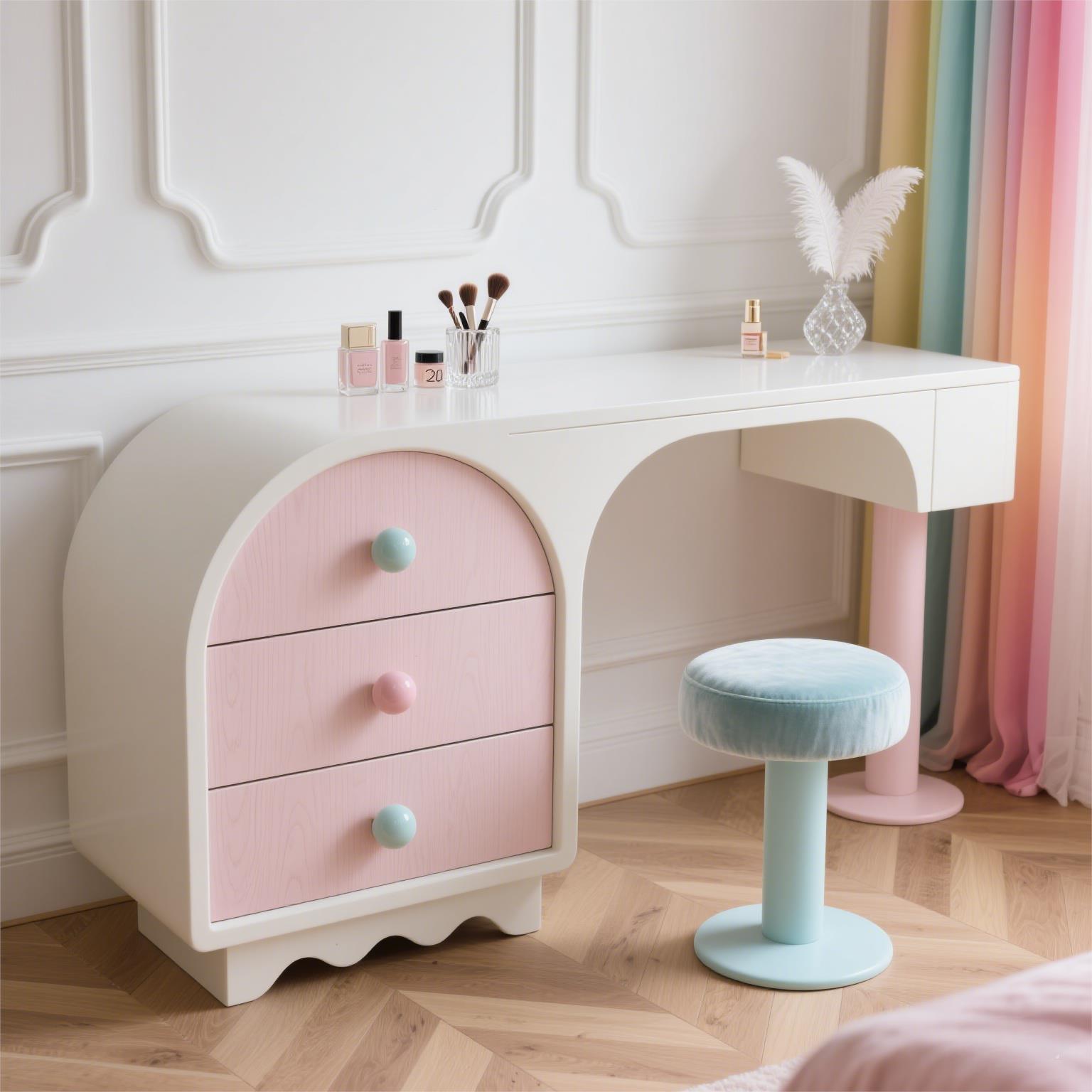 Rosa Design Schminktisch Fraue – Beauty Makeup Table Bewertung und Preis