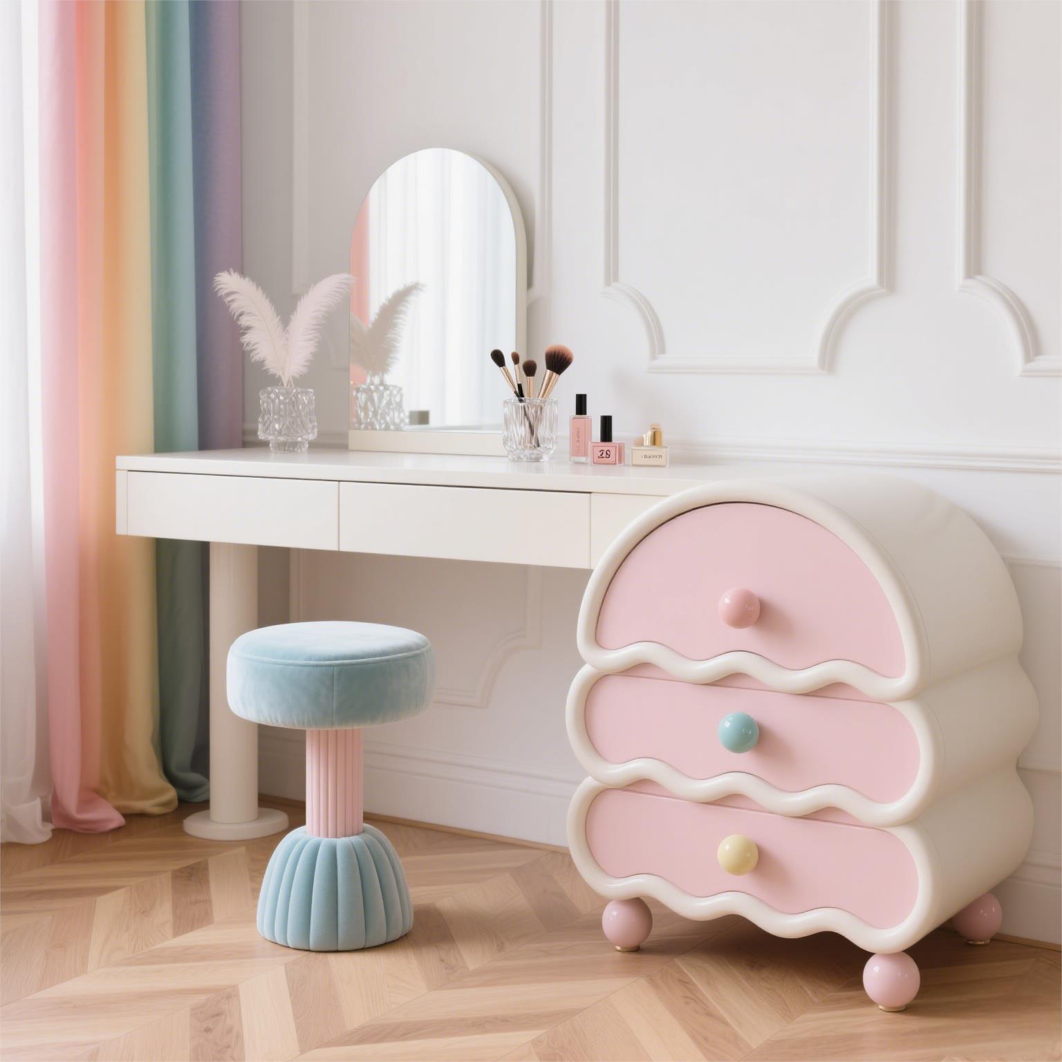 Rosa Design Schminktisch Fraue – Beauty Makeup Table Bewertung und Preis