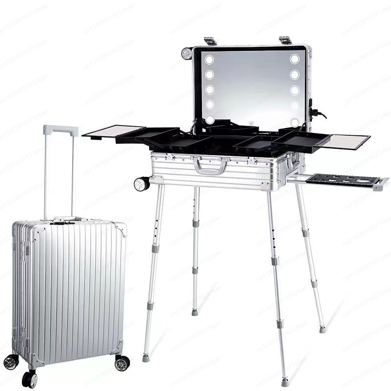 22-Zoll-Trolley-Koffer mit LED – Beauty Makeup Table Bewertung und Preis