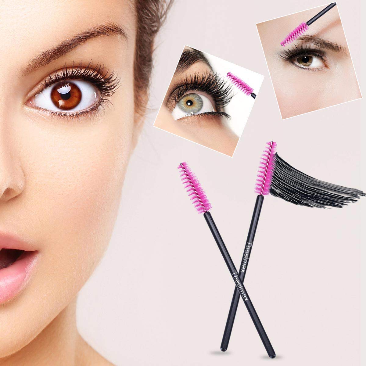 500 Stück Wimpernbürsten Zaube – Beauty Makeup Background Bewertung und Preis