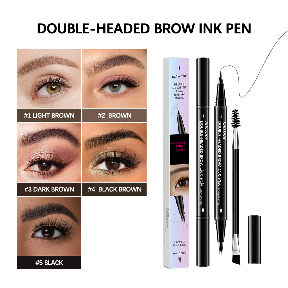 2-in-1-Augenbrauenstift, wasse – Beauty Makeup Background Bewertung und Preis