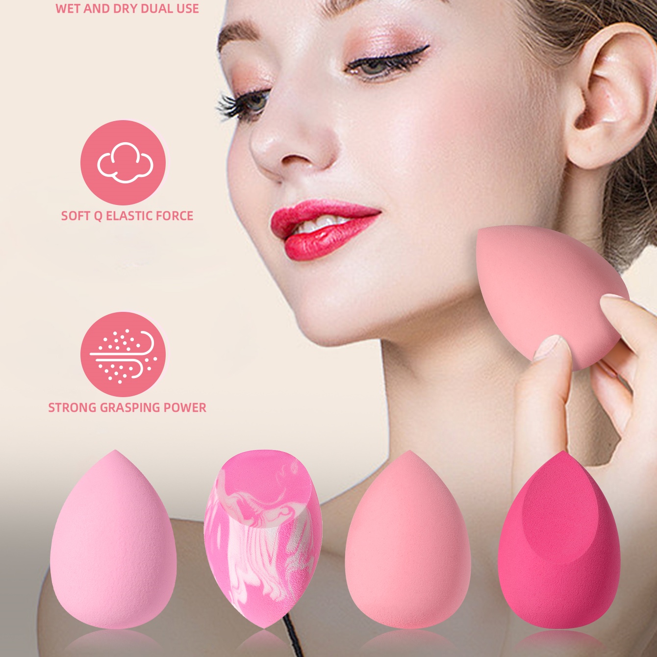16-teiliges Rosa Make-up-Schwa – Beauty Blender In Makeup Bewertung und Preis