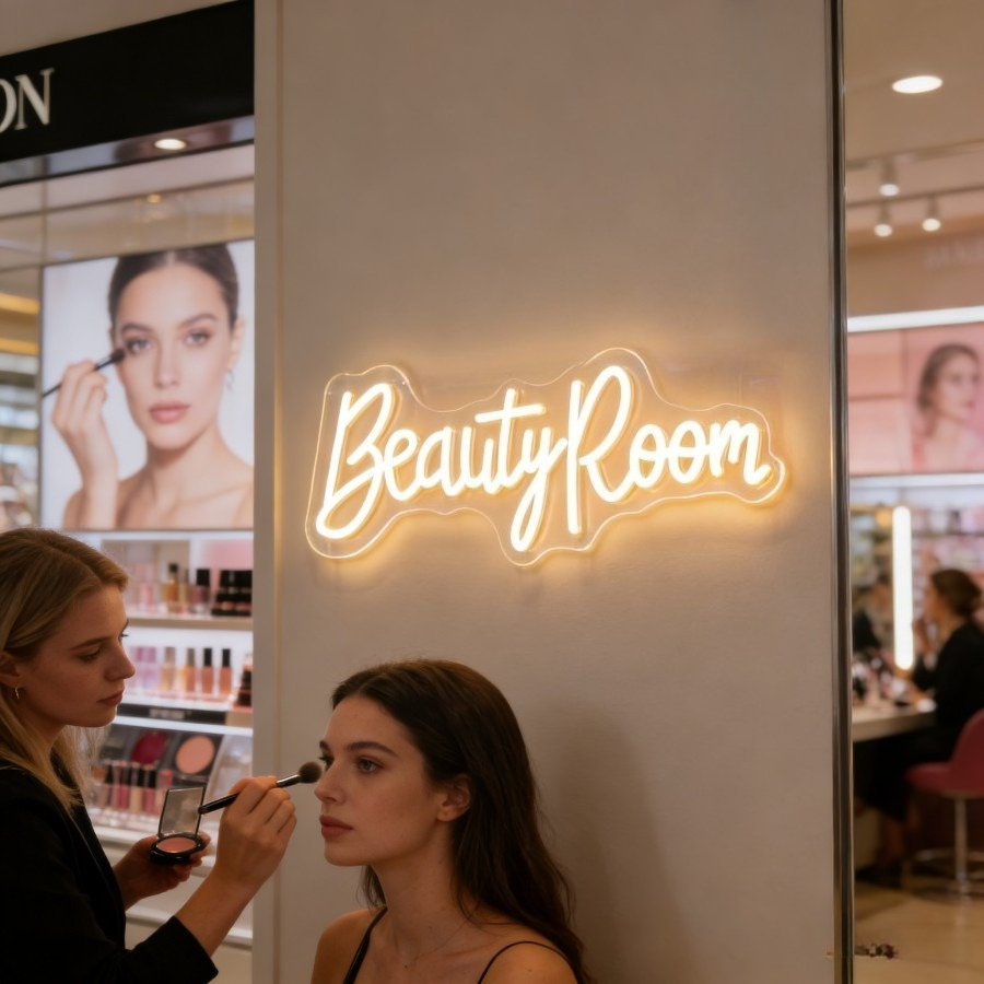 Beauty Room Neon-Schild LED-Le – Beauty Makeup Table Bewertung und Preis