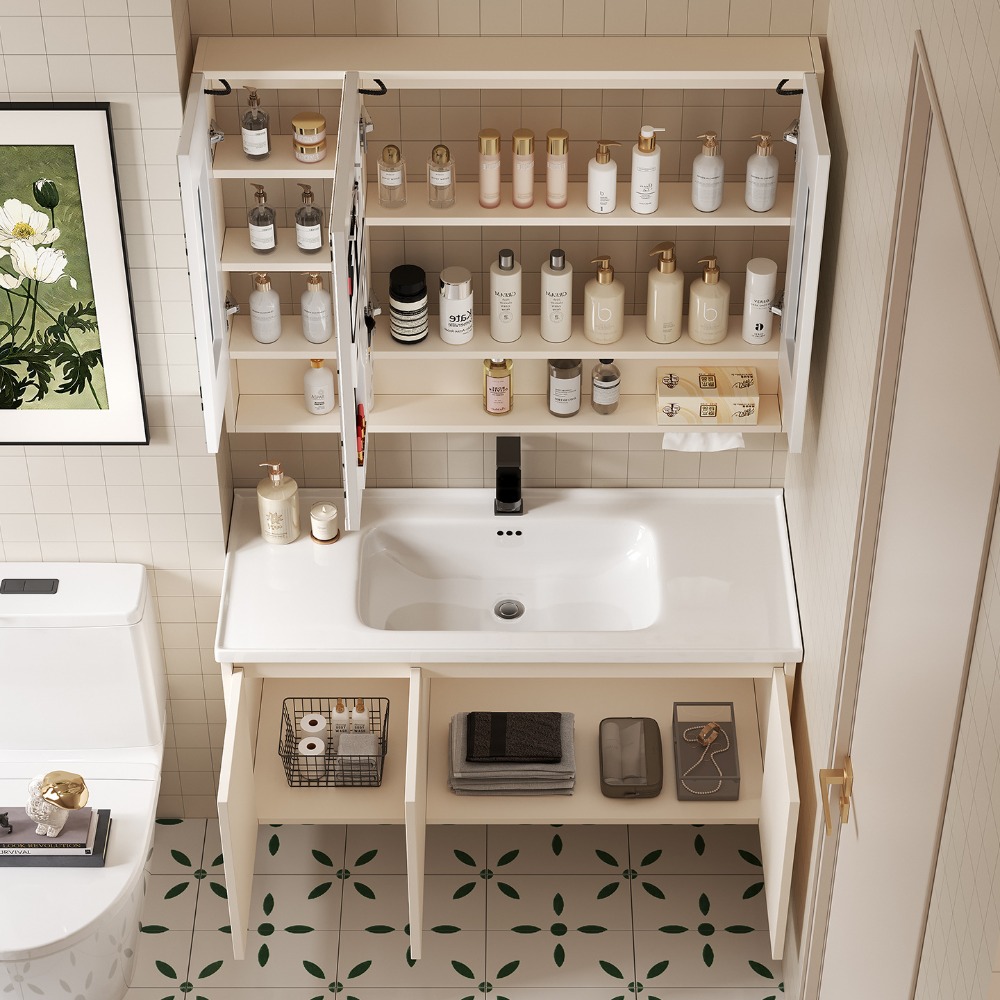 Badezimmer-Spiegelschrank mit  – Beauty Makeup Wallpaper Bewertung und Preis