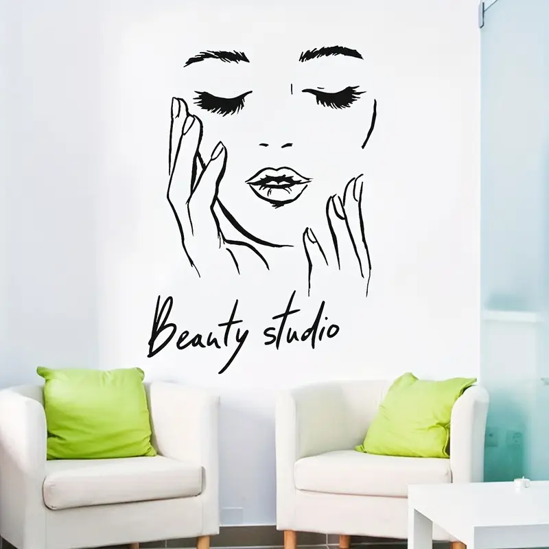 Wandtattoo mit weiblichem Gesi – Beauty Makeup Wallpaper Bewertung und Preis