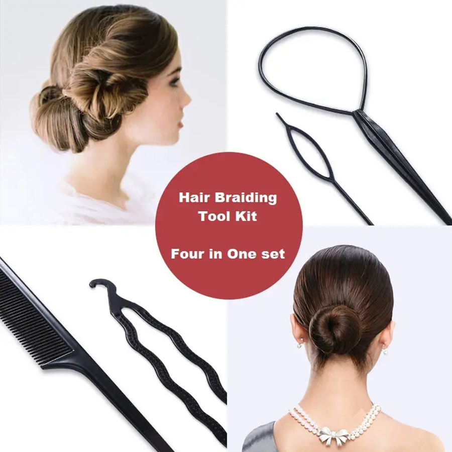 Elegantes 4-teiliges Haar-Flec – Beauty Makeup Wholesale Bewertung und Preis