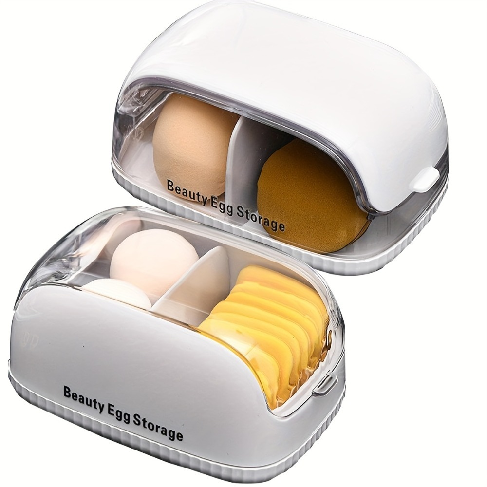 Doppelkammer-Aufbewahrungsbox  – Beauty Blender In Makeup Bewertung und Preis