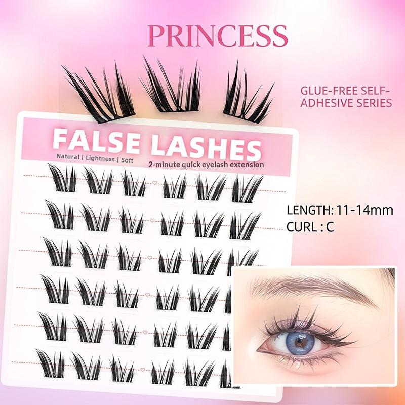 6 Reihen dichte, natürliche, f – False Eyelashes Natural Bewertung und Preis