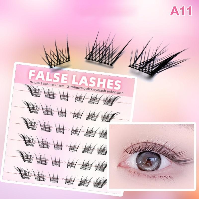 6 Reihen dichte, natürliche, f – False Eyelashes Natural Bewertung und Preis