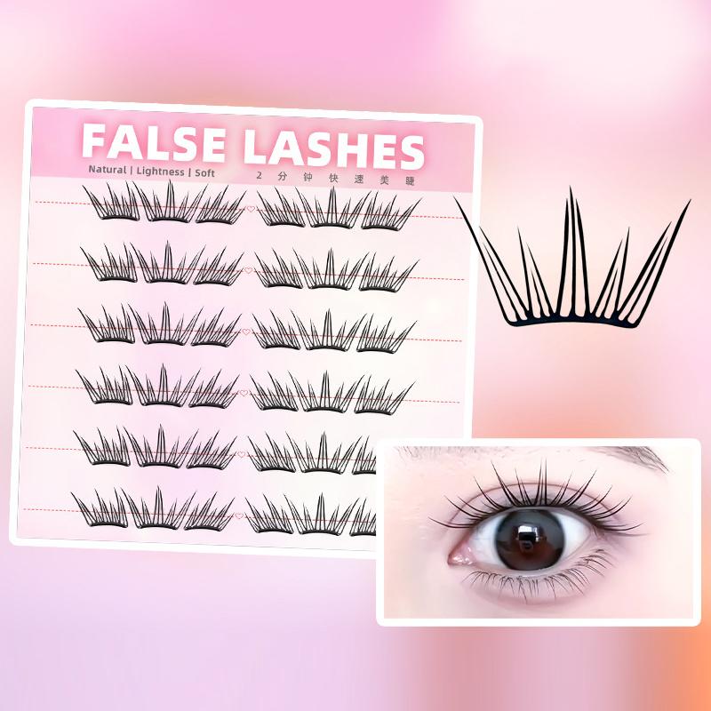 6 Reihen dichte, natürliche, f – False Eyelashes Natural Bewertung und Preis